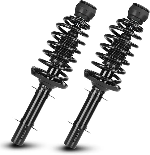 Conjunto completo de amortiguadores de puntal delantero con resorte helicoidal 171525 compatible con Volkswagen para Golfpara Jetta City 2007-2009,