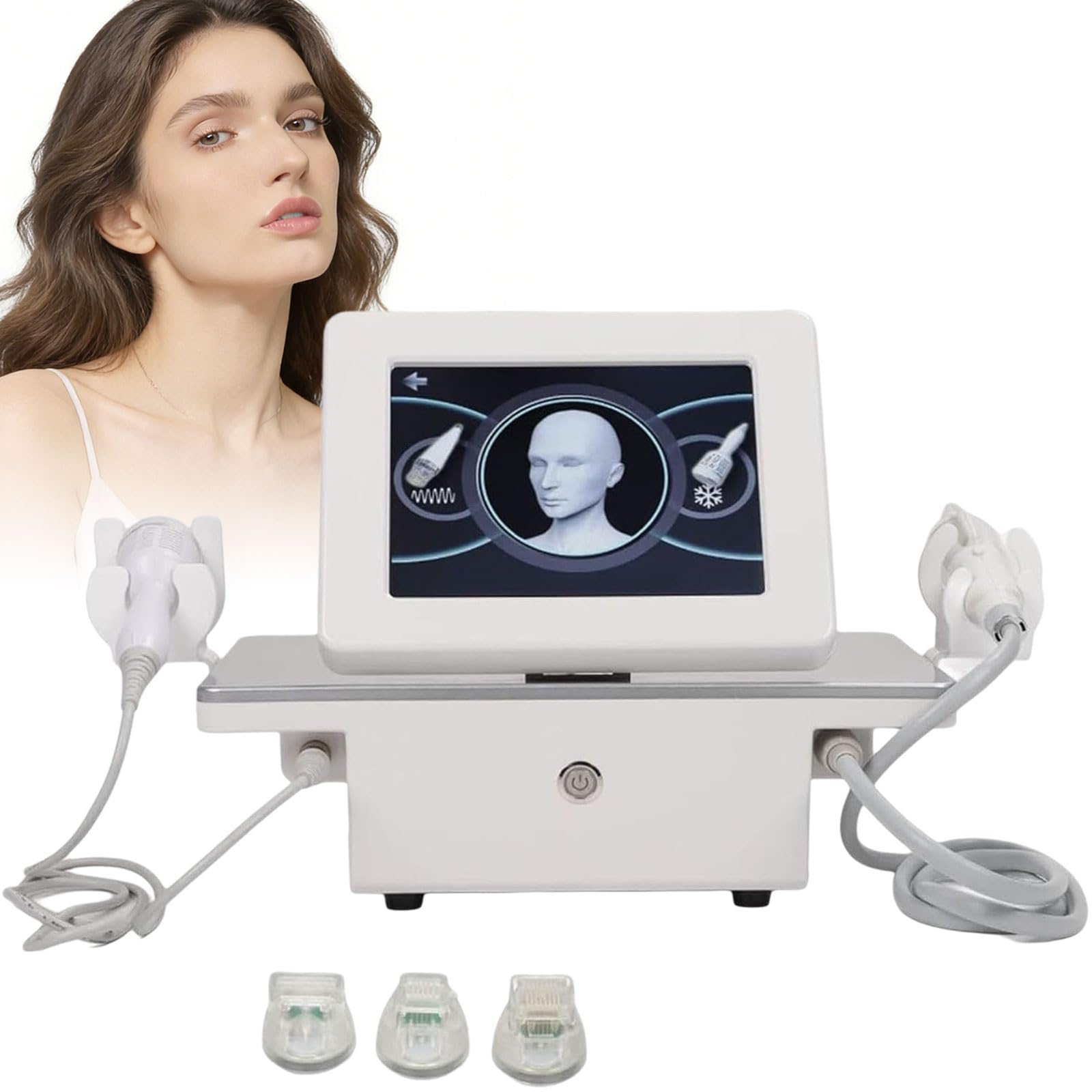 Fractional RF Microneedling Maschine und RF Mikronadel Gold Instrument zur Entfernung von Narben und Dehnungsstreifen, für Facelifting, Anti-Aging Hautstraffung und Gesichtsverjüngung