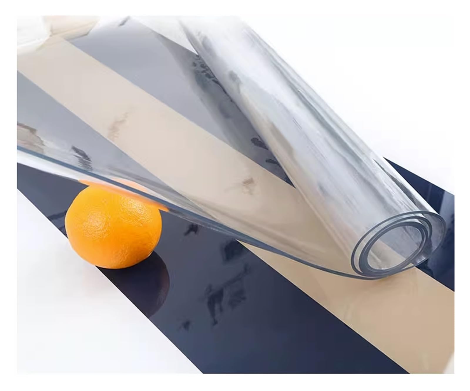 KEuLen Tappeto Salvapavimento Trasparente, Tappetino for tavolo/scrivania/sedia, tappetino protettivo for pavimento in legno duro for ingresso cucina ufficio,(90x200cm/3x6.6ft)