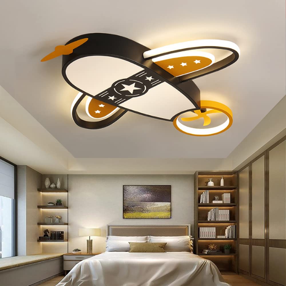 NETTLIFE Plafonnier LED Salon - Grande lampe de salon moderne 94 cm