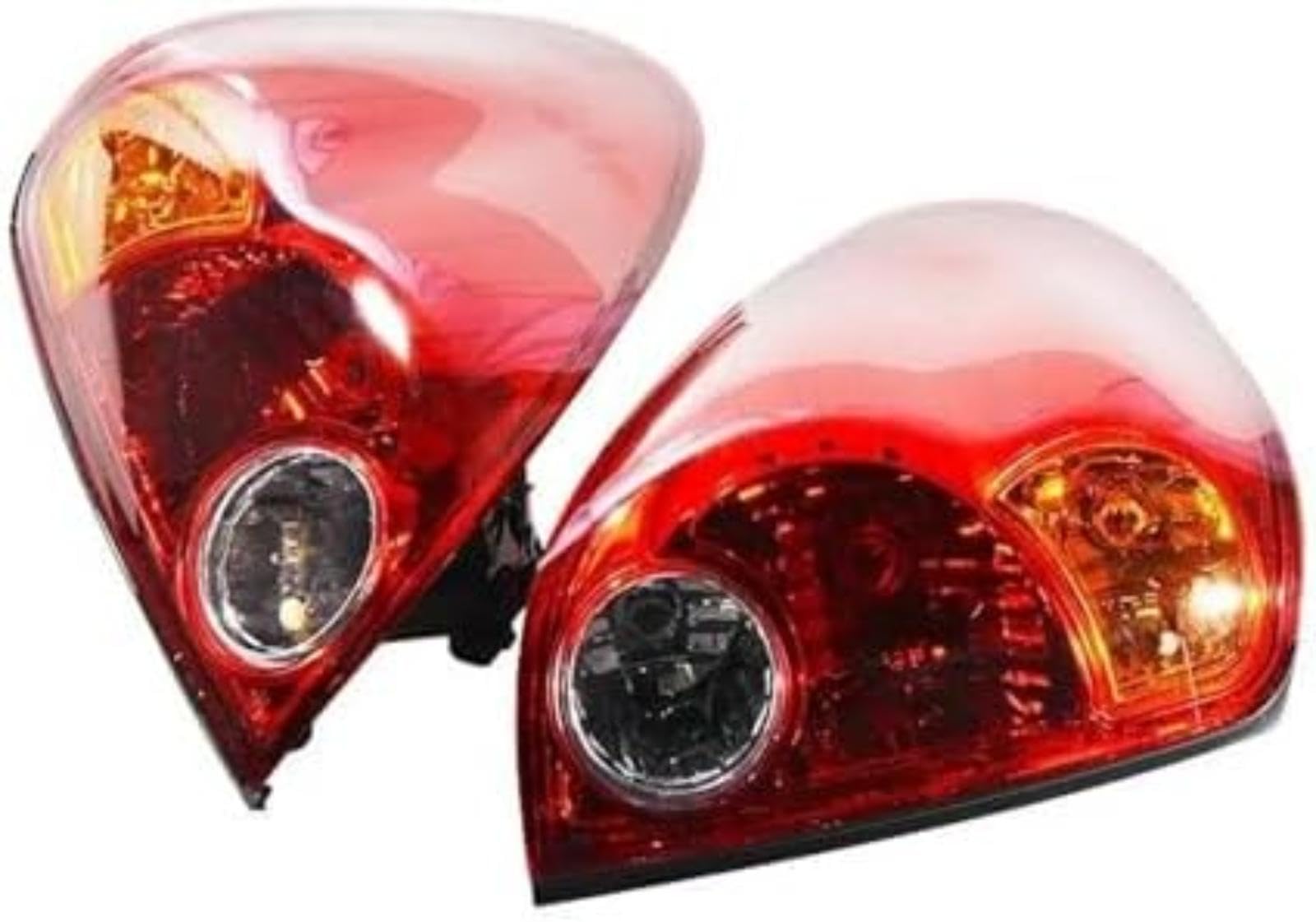 Riflettore paraurti posteriore, per L200, per Triton 2005-2011-2016 Fanale posteriore a LED per auto Rosso Freno Fendinebbia Indicatore di direzione con accessori in filo Luci (Right)