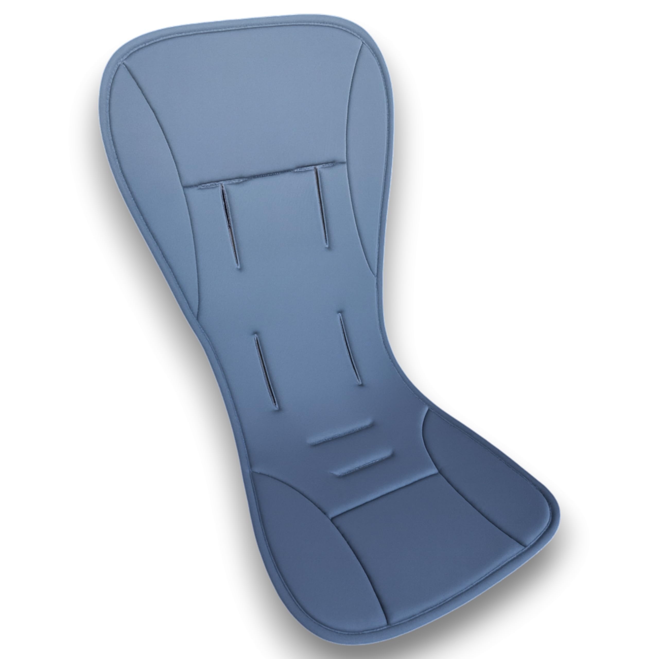 Colchoneta Confort Doble 2 | Reversible para Silla bebé. Forma de Butterfly Funda Compatible con Sillas Bugaboo Ajuste ergonómico - Azul (Azul)