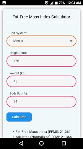 Health Calculator