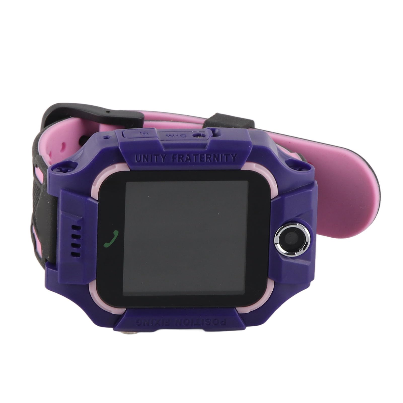Orologio Intelligente per Bambini per Ragazzi Ragazze, Posizione LBS in Tempo Reale Chiamata Vocale Bidirezionale Telefonata SOS IP67 Touch Screen a Colori Impermeabile (Viola)