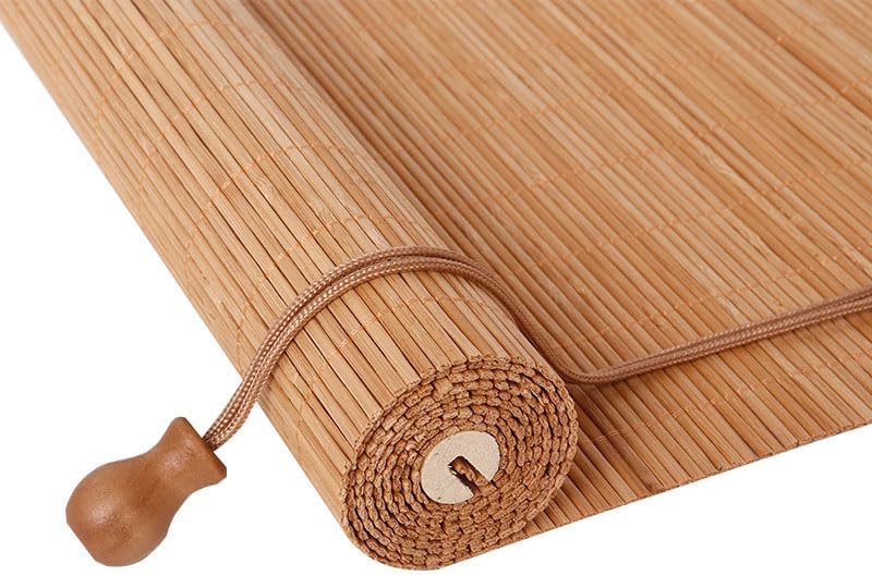 32x48 Inch Bamboo Shades for Outdoor Patio,Bamboo Blinds for Interior Windows,Roller Shades for Indoor Windows,Roll Up Blinds Indoor Outdoor Patio,Easy to Install