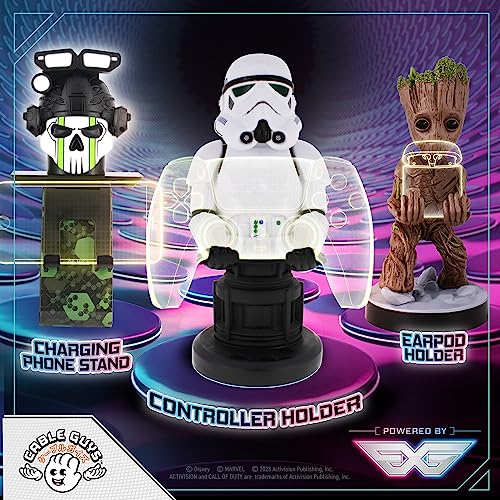 Exquisite Gaming Cable Guys Star Wars - Soporte para teléfono, tableta y controlador de juegos Stormtrooper