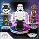 Cable Guys - Star Wars Stormtrooper Gaming Accessories Holder & Phone Holder for Most Controller (Xbox, Play Station, Nintendo Switch) & Phone