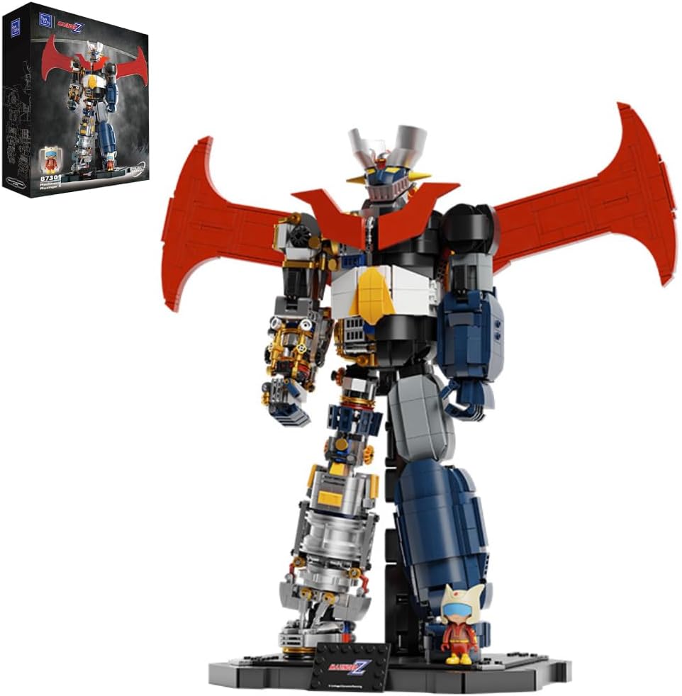 PANTASY Mazinger Z Mech Robot Building Block Set,Highly Detailed Classic Anime Model,Movable Joints, Detachable Armor,Rocket Punch,Transformable Battle Modes, for Mecha Fans & Collectors