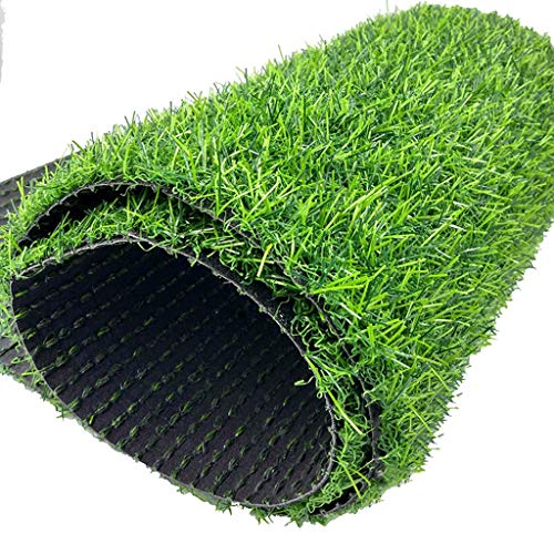 Césped artificial, Realista césped sintético Deluxe decoración Verde Cubierta de plástico de fábrica Pared del recinto (Size : 79inx40in) Cover