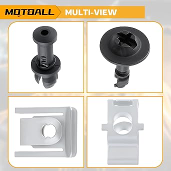 MOTOALL 26 Pcs Engine Under Cover Splash Guard Clips Screw Set | Fit for Audi A5 Q5 A4 2008-2017