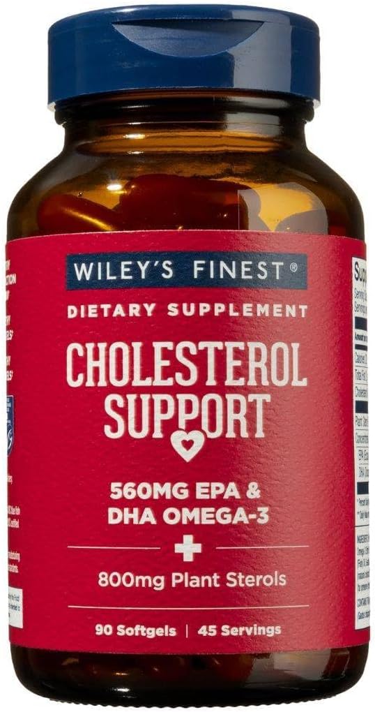 Wiley's Finest Cholesterol Support Softgels 90'S