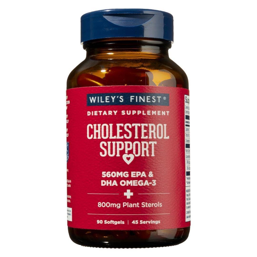Wiley's Finest Cholesterol Support Softgels 90'S
