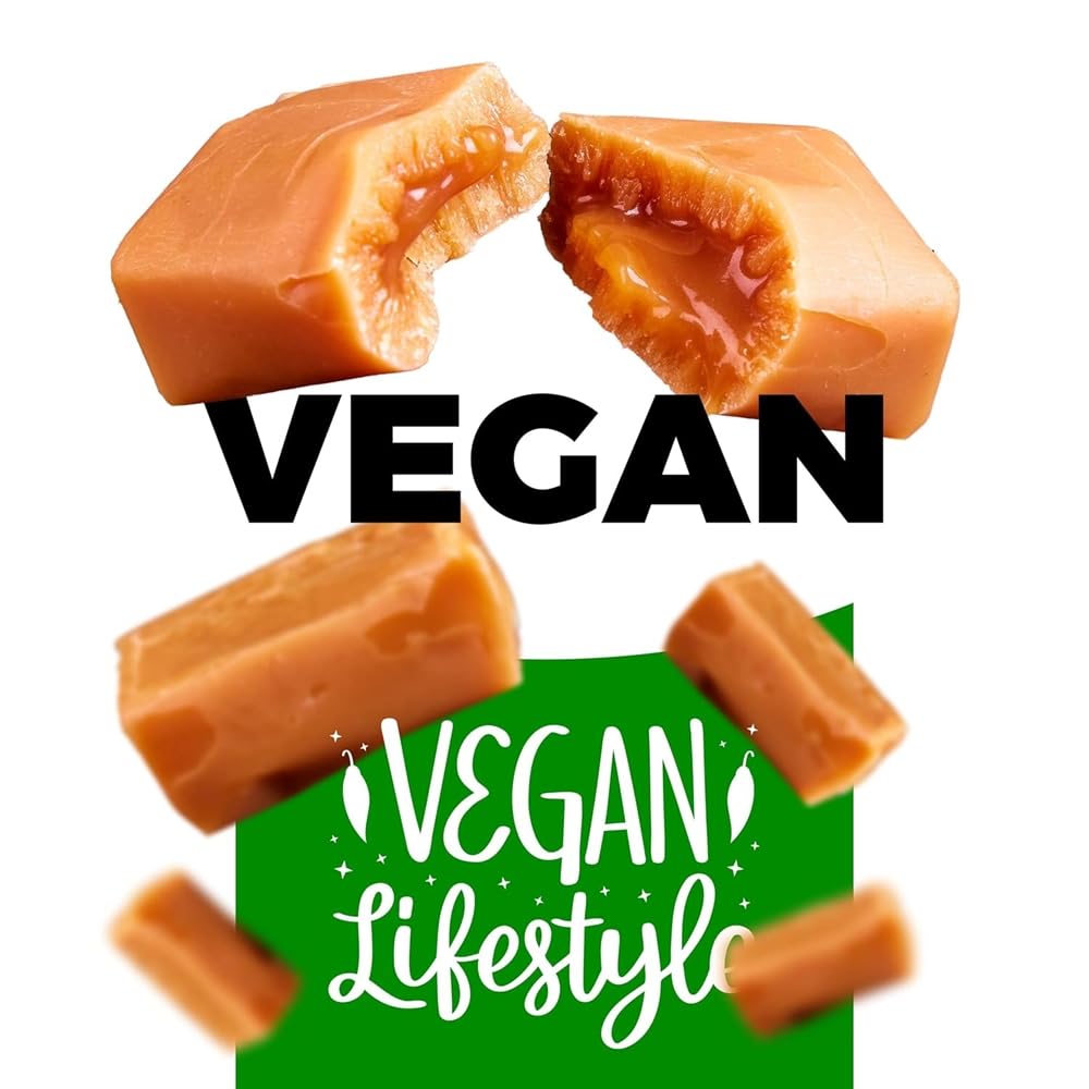 Mr Fudgesto Sweets Dulce de Caramelo Tradicional Vegano Salado Caja 250g Gourmet