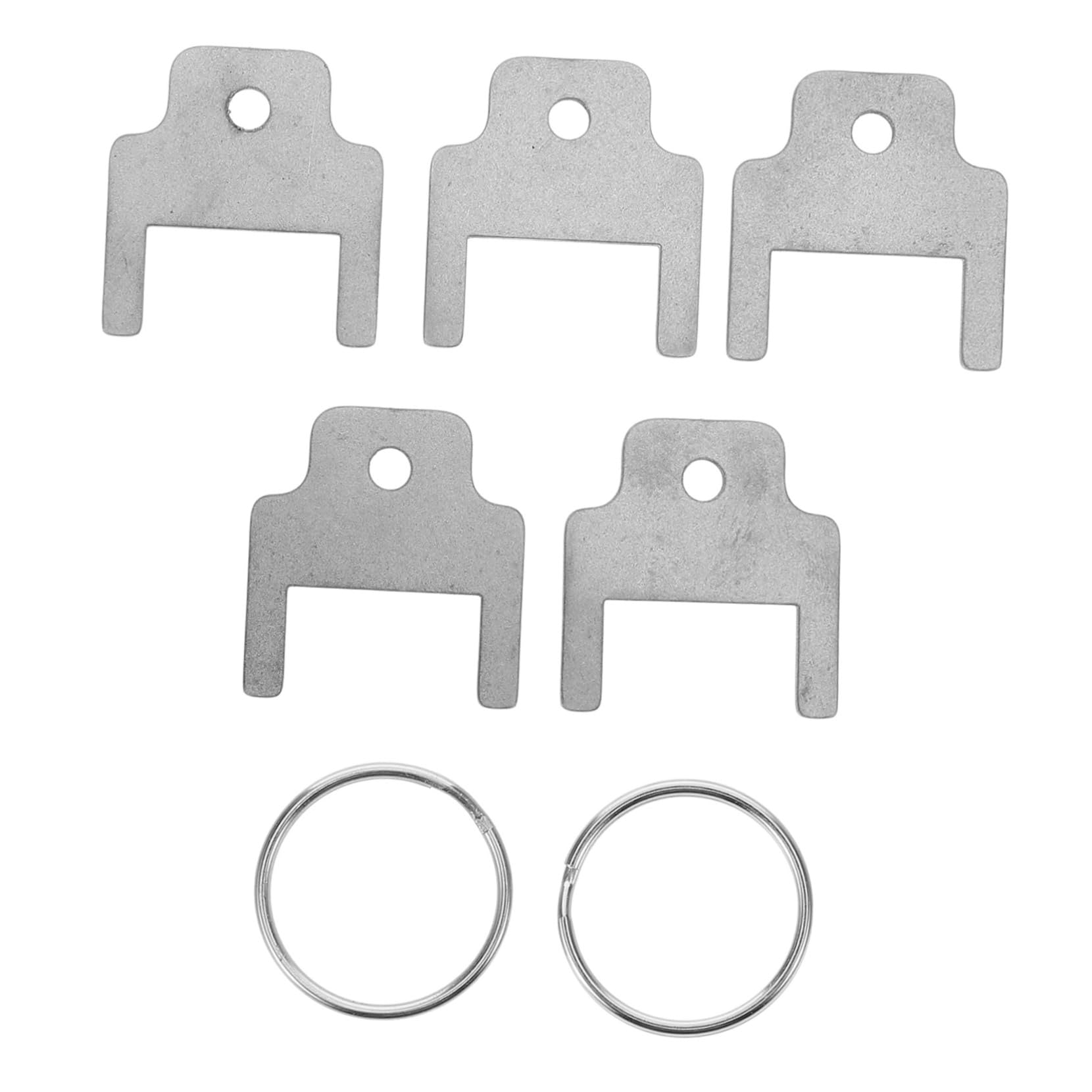 Hohopeti 770301 Key for Paper Towel Holder Paper Dispenser Key Stainless Steel Replacement Accessory Multifunctional Lock Core