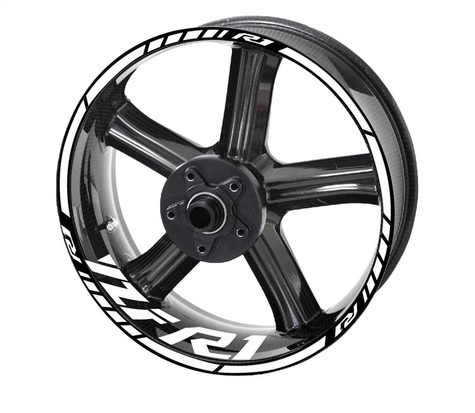 Applique for for R1 Wheel Sticker Rim Stickers for YZF R1 Set(A8)