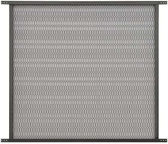 Guardian - Rejilla de acero para mascotas (marrón de 36 pulgadas), protector de puerta para perros, mascotas, gatos, protector de arañazos,