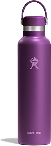 Miniatura 43 de HYDRO FLASK - Botella de agua de acero inoxidable con aislamiento térmico; antiderrame, a prueba de fugas; 21 onzas, color naranja (Sandpiper)
