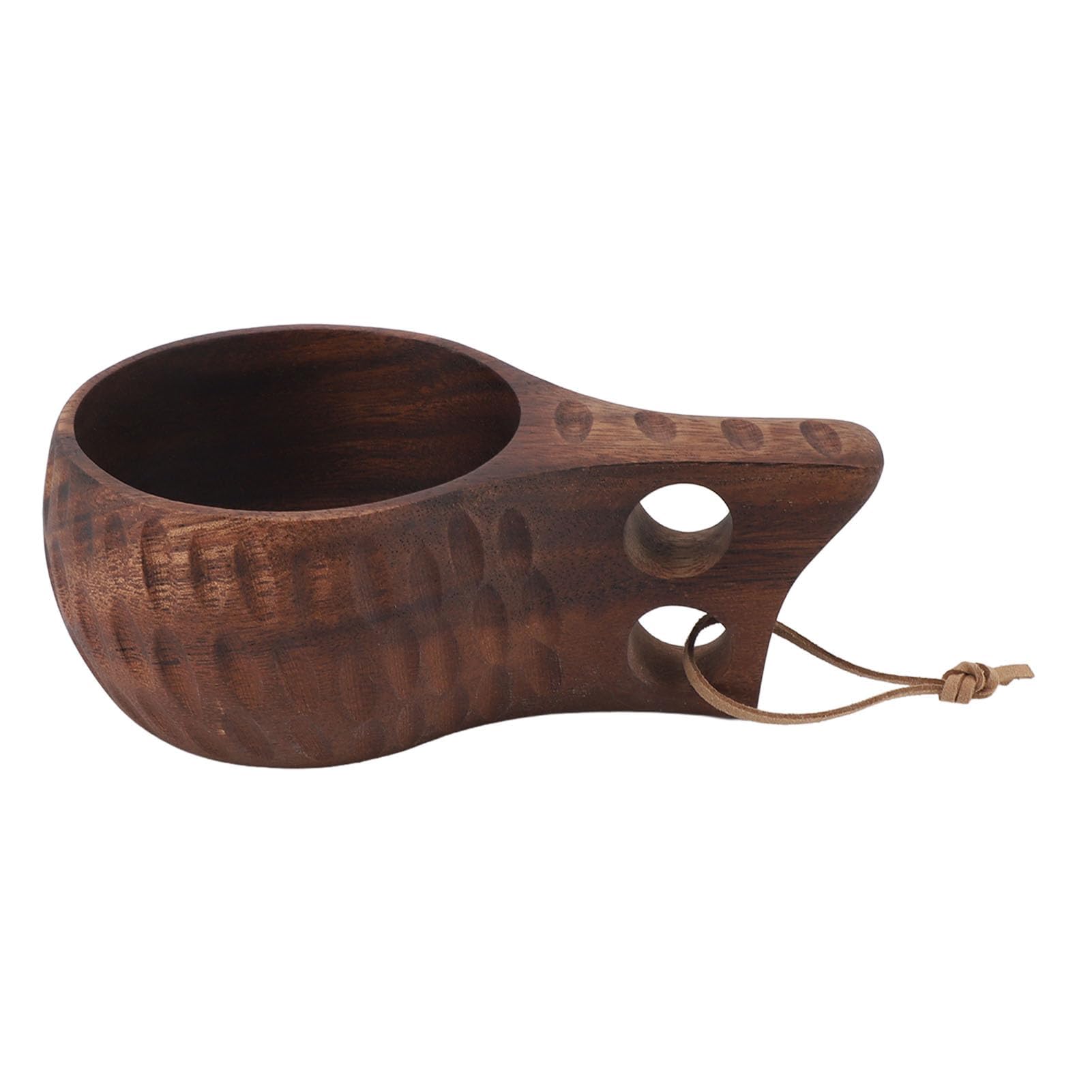 Tasse viking en bois originale avec poignée idée cadeau style nordique