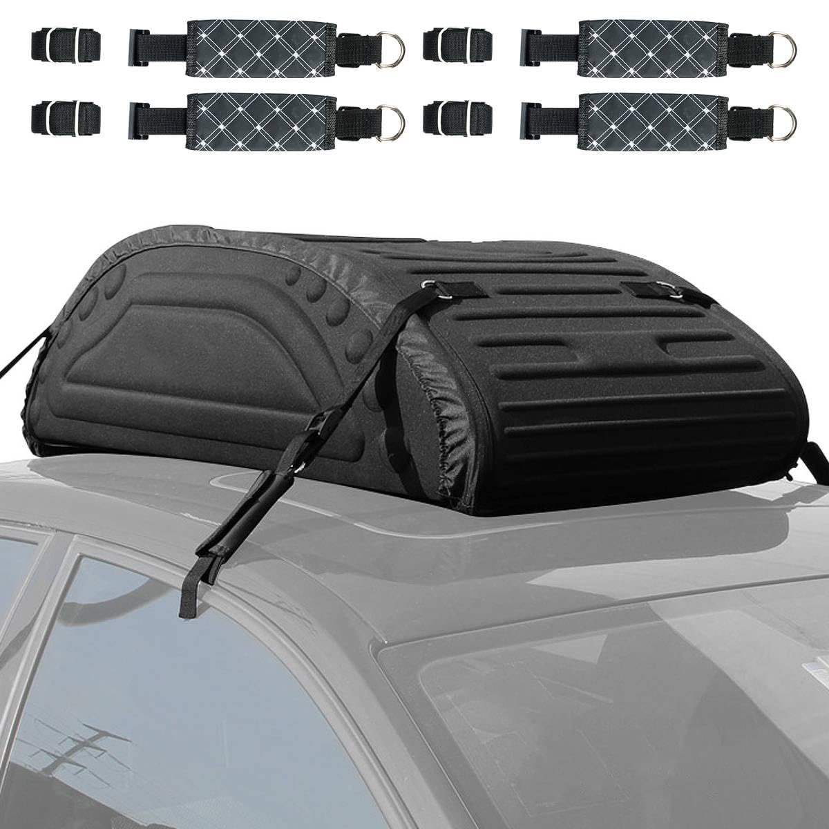 VEVOR Rooftop Cargo Carrier, 14 Cubic Feet Roof Cargo Box