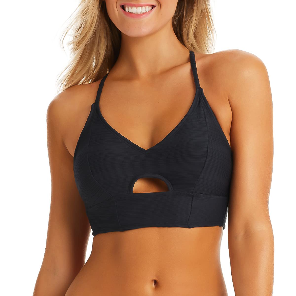 Jessica Simpson Pantalones de Bikinis para Mujer con Fruncido Lateral Bragas de Bikini Mujer (Pack de 1)