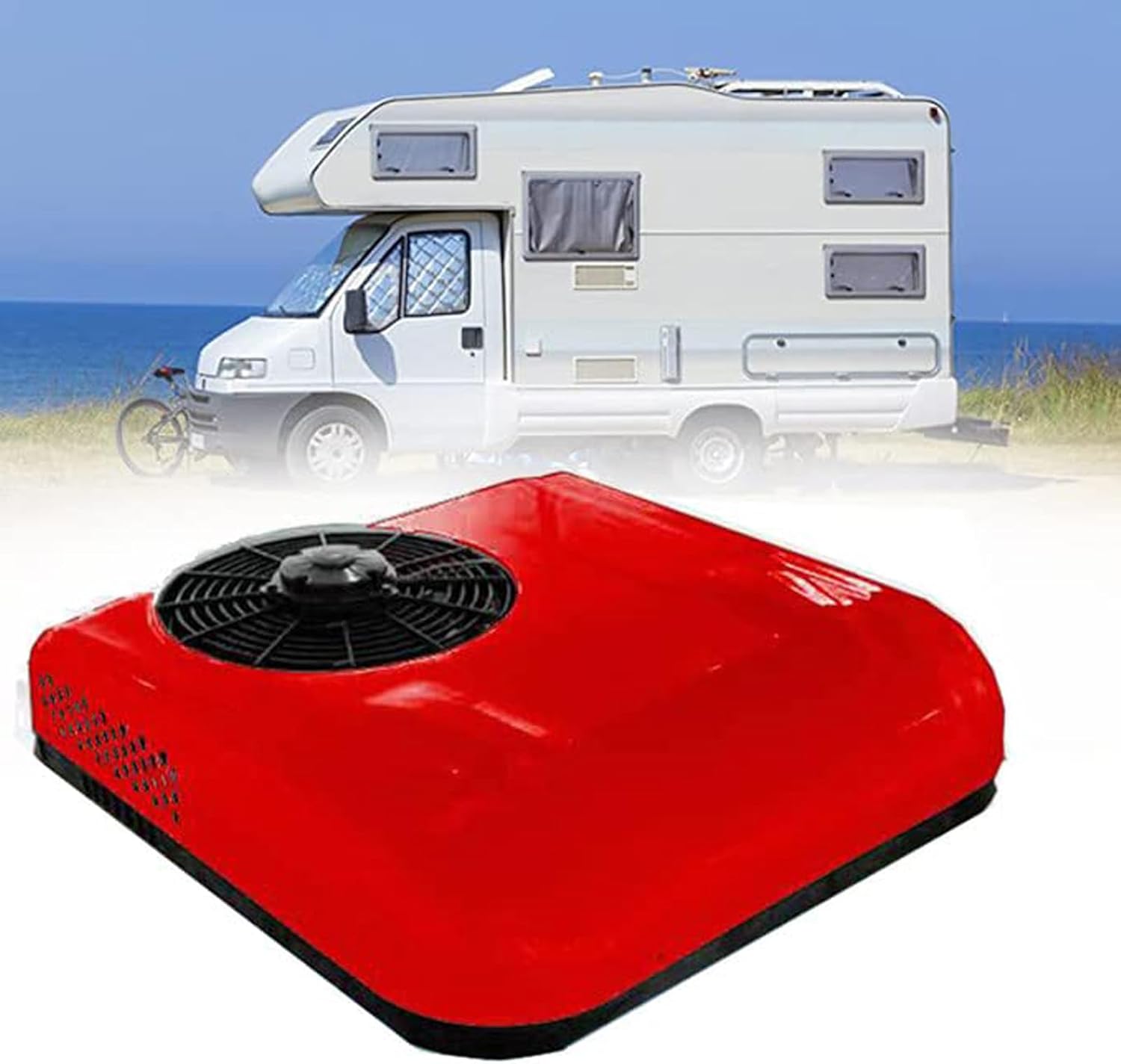 Camping Car Calibration, 12v/24v Camping Car Calibration for Cars, Camping Cars and Caravans, Convenient for Travel,Red-12V