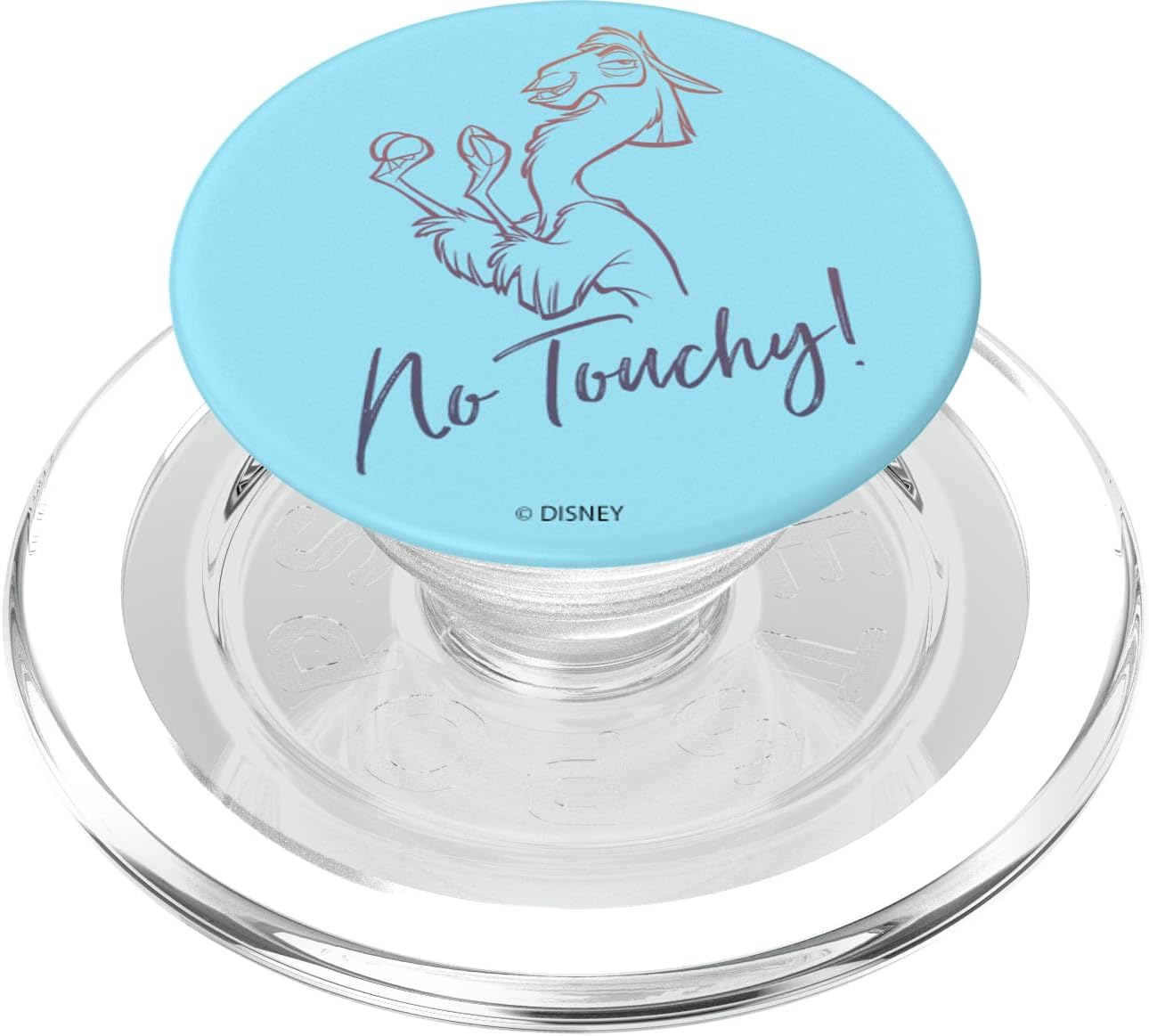Disney Emperors New Groove Llama Kuzco Outline No Touchy PopSockets PopGrip for MagSafe