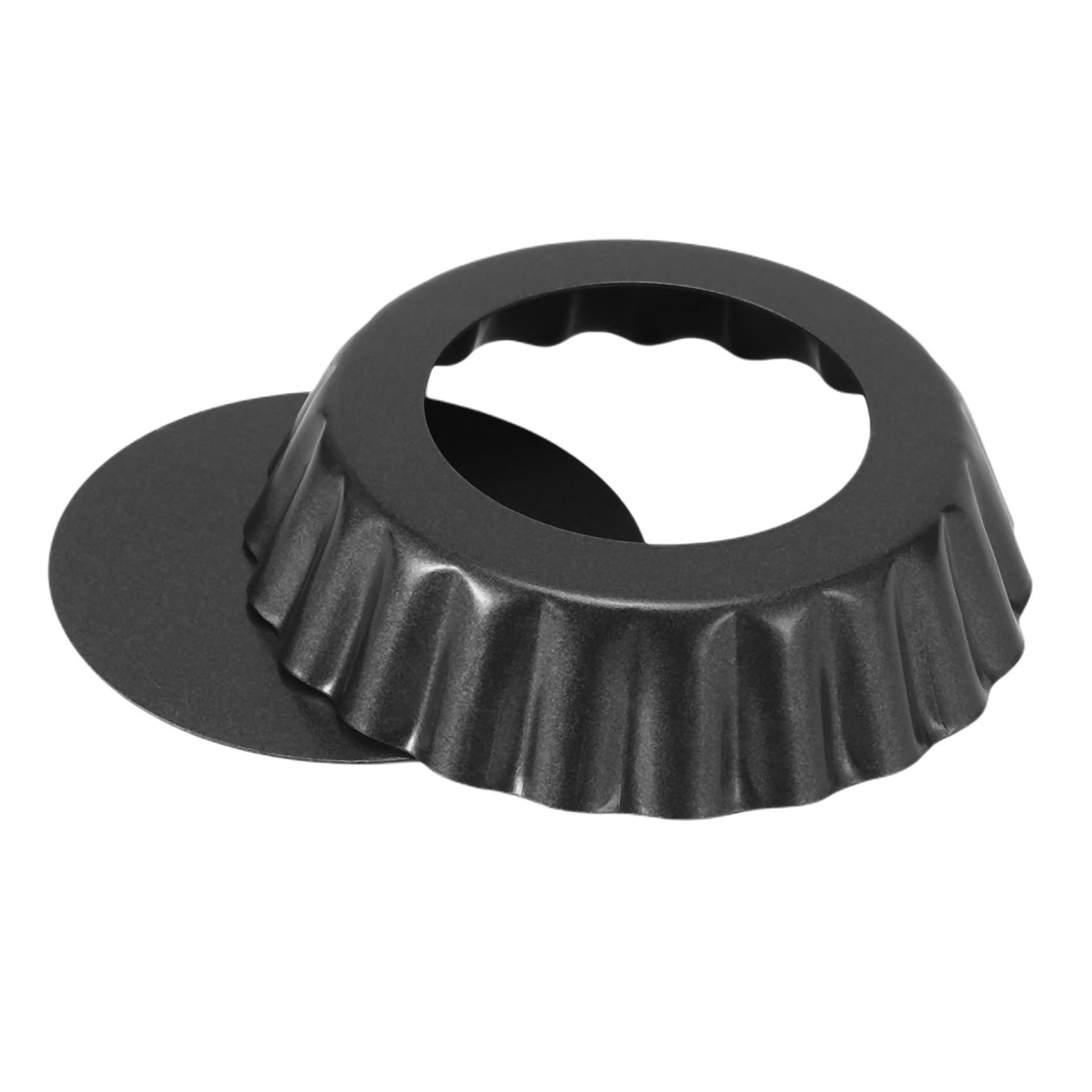 Stampi per Crostate all' da 48 Pezzi, Mini Teglie per Crostate da 3 Pollici con Fondo Rimovibile, Stampo per Muffin per Cupcake