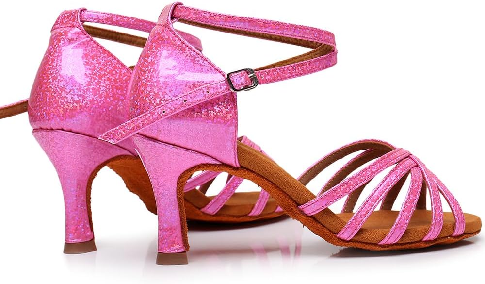 MSMAX Women's Practice Ballroom Dancing Shoes Indoor Performance Latin Dance Shoes for Woman - Image 5