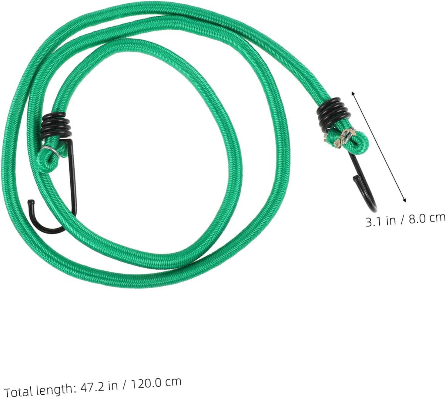 10Pcs Durable Bungee Cords with Hooks Thick Elastic Stretch Ropes for Outdoor Camping Luggage Binding and Versatile Use Lightweight and Portable for Easy Carrying