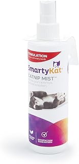 SmartyKat Catnip Mist Spray - Catnip-Infused 7oz Mist for Cats, Pack of 4 | Refresh Toys & Boost Playtime