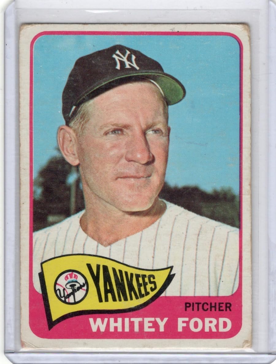 Whitey Ford Vintage Collectible Baseball Card - 1965 Topps Baseball Card #330 (Yankees)