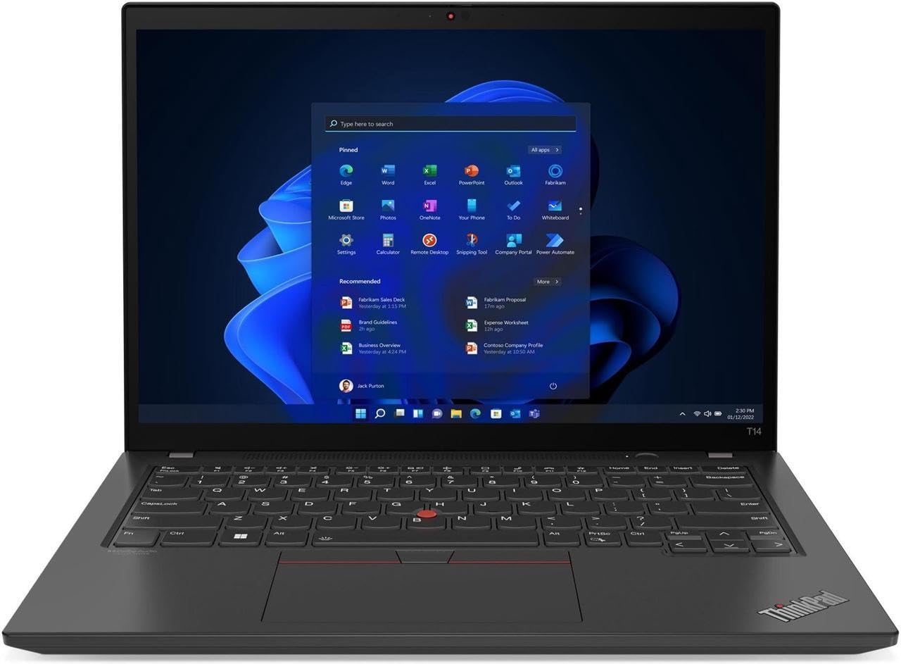 Amazon.com: Lenovo ThinkPad T14 Gen 3 School & Business Laptop