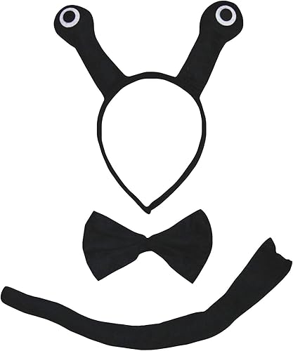 Miniatura 3 de Petitebella Disfraz de animales de diadema corbatín y cola 3piezas