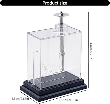 Foil Electroscope, Physics Electrometer Precise Scale Science Experiment Equipment Physics Teaching Aid Experiments