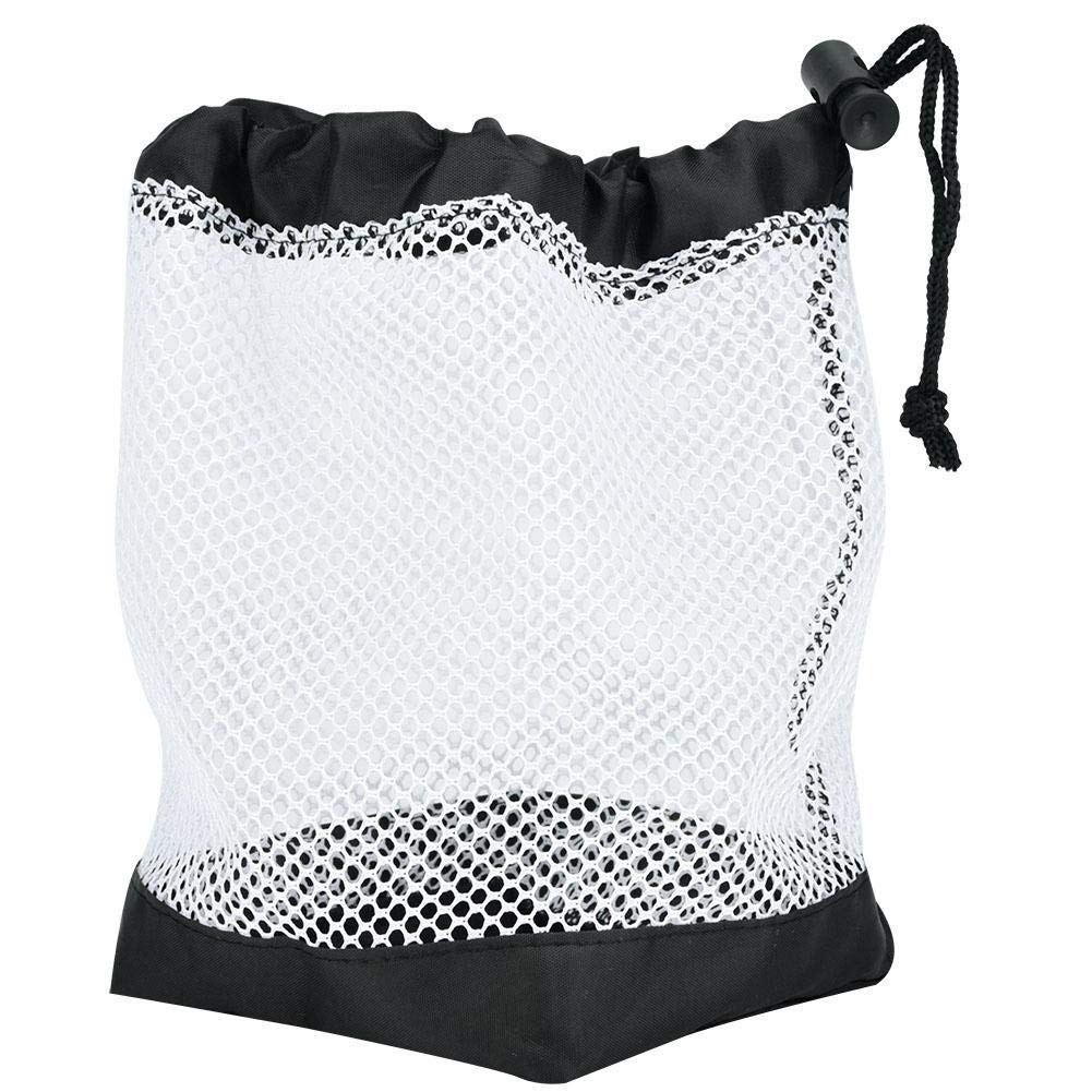 VGEBY Bolsa para Pelotas de Golf, Bolsa para Bolas de Golf, Bolsa de Red, Malla de Nylon, Bolsa de Material con cordón de cordón Deslizante, Cierre de Bloqueo Deportes De Ocio Golf