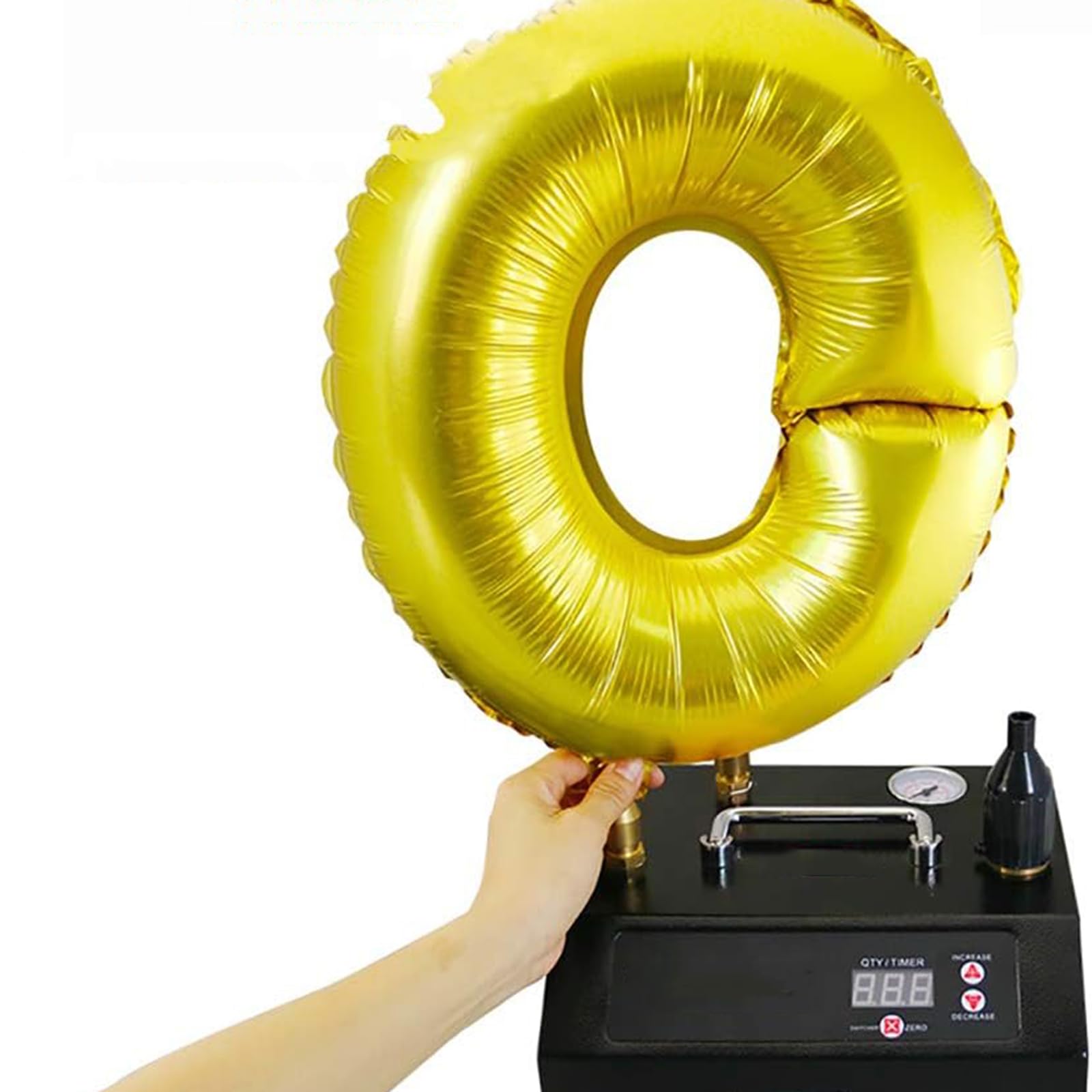 Elektryczna pompka do balonów helowych, funkcja timera, obsługa pedałów, idealna na imprezy, wesela, urodziny, łatwe i szybkie napełnianie balonami, idealna na imprezy