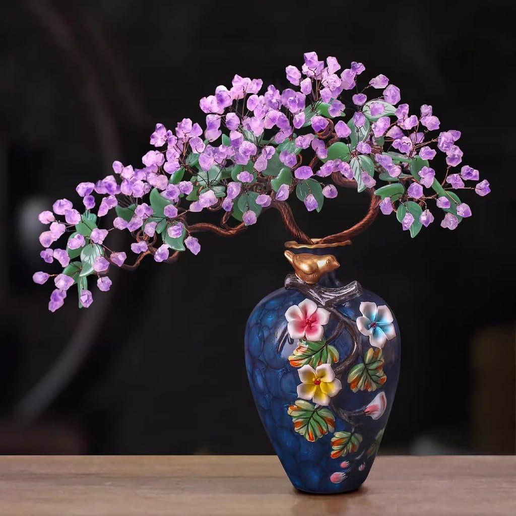 Plantas artificiales de jade para interiores, talladas, manualidades, entrada, TV, gabinete, decoración de empresa, sala de estar, gabinete de vino, decoración de plantas