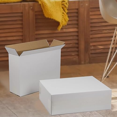 Miniatura 9 de Sodissa Cajas de envío de 12 x 8 x 5 pulgadas, cajas de cartón corrugado marrón para pequeñas empresas, paquete de 25