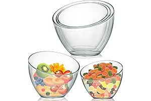 3 Pack Acrylic Fish Bowls