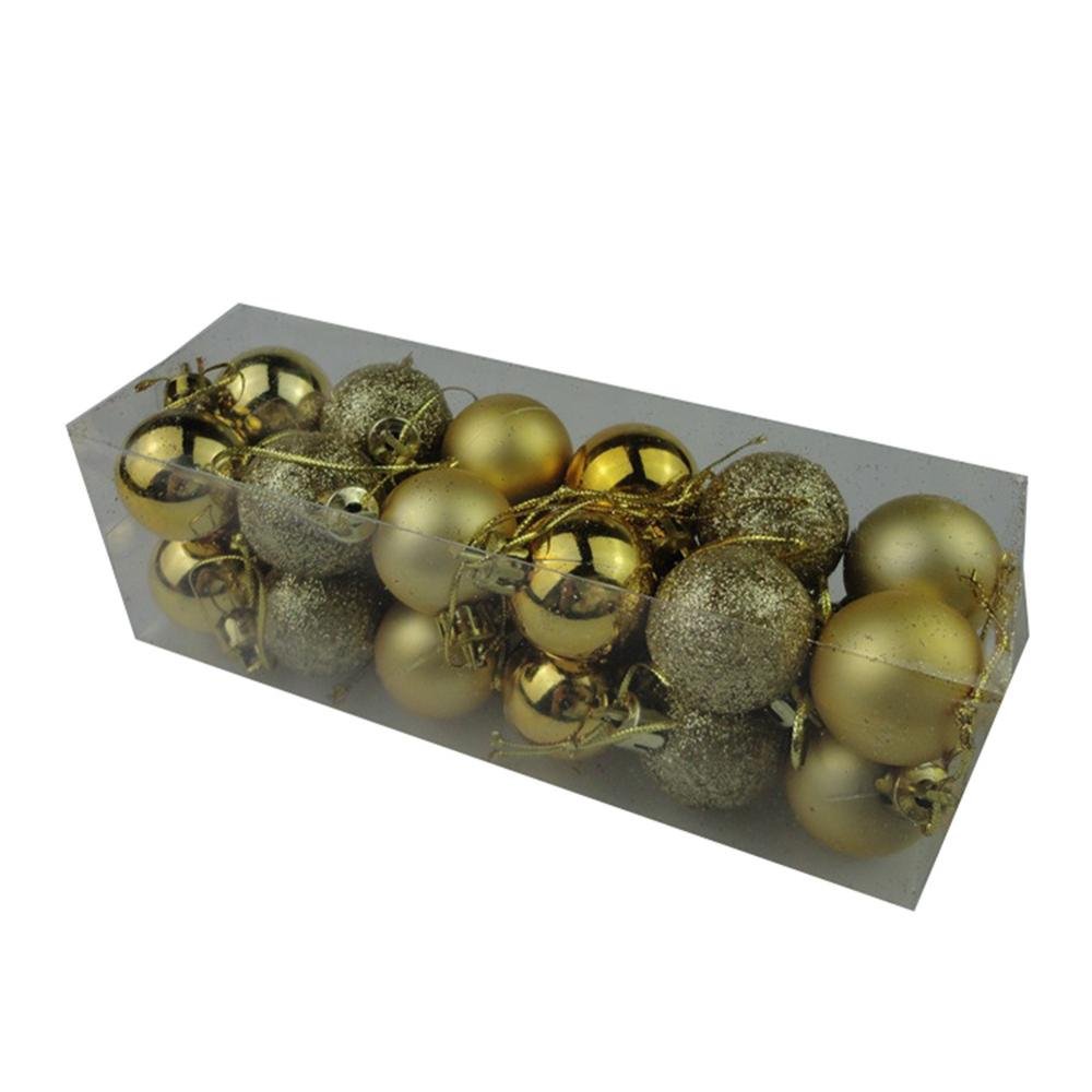 Nema Christmastree Hanging Bubbles Decoration - Gold- Pack of Two 3