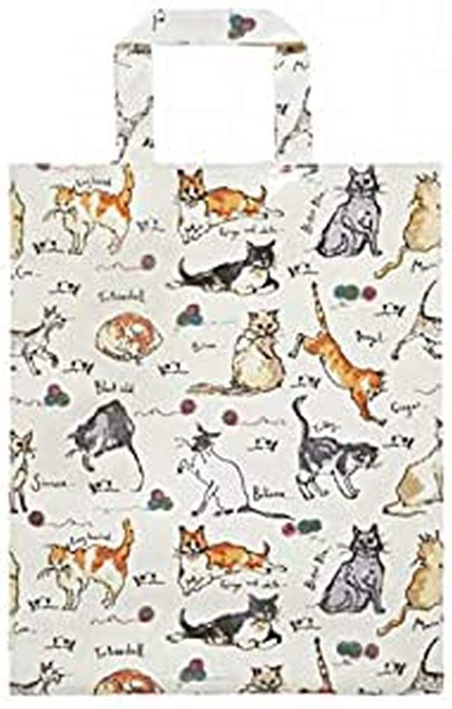 Ulster Weavers Beige Mf Cats Pvc Medium Gusset