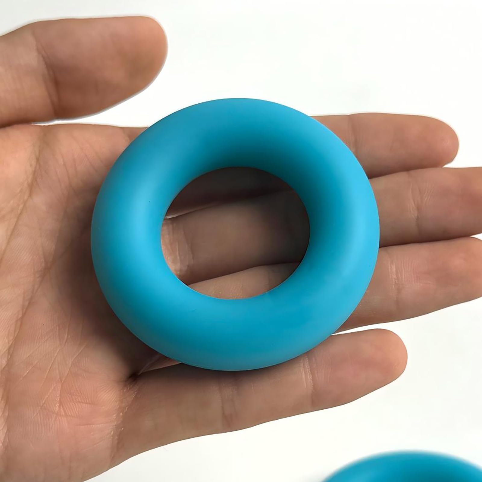 YILUQIFLY Dicke Silikon Cockringe für Männer Extrem Love Ring Erektionsringe Stretchy Hodenring Penis Sleeve Weiche dehnbare Penis Ring für Sex Enhancer Set (Blau, M)