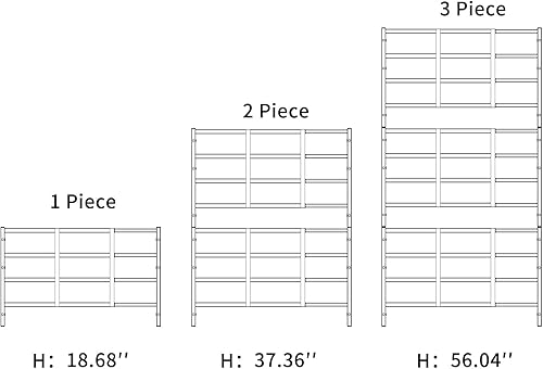Miniatura 4 de Protector de seguridad fijo de ventana para niños y niños de 19 x 38 pulgadas, paquete de 2 unidades de ancho ajustable que evita caídas