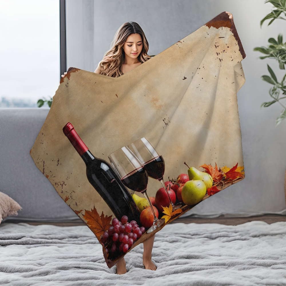 Plaid en flanelle haut de gamme blanc et motif vin rouge élégant