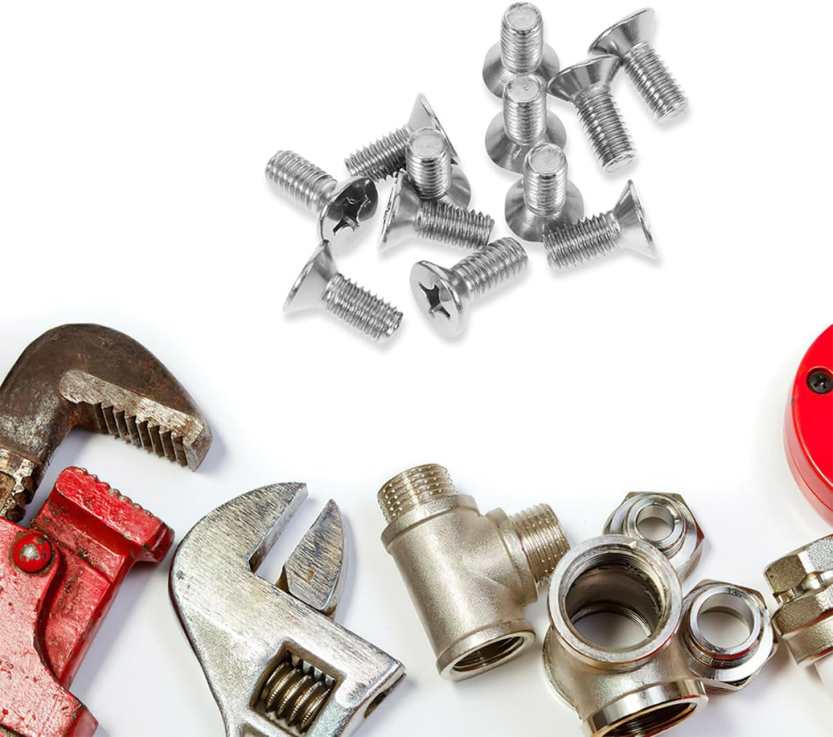 GARVALON 24pcs Brake Disc Fixed Screws Fasteners for Car Brake System Compatible and Reliable Metal