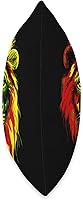Vista 2 de Juneteenth African Flag Black Pride Men Women Kids Lion Pride Juneteenth Black History - Almohada afroamericana, 16 x 16 pulgadas, multicolor