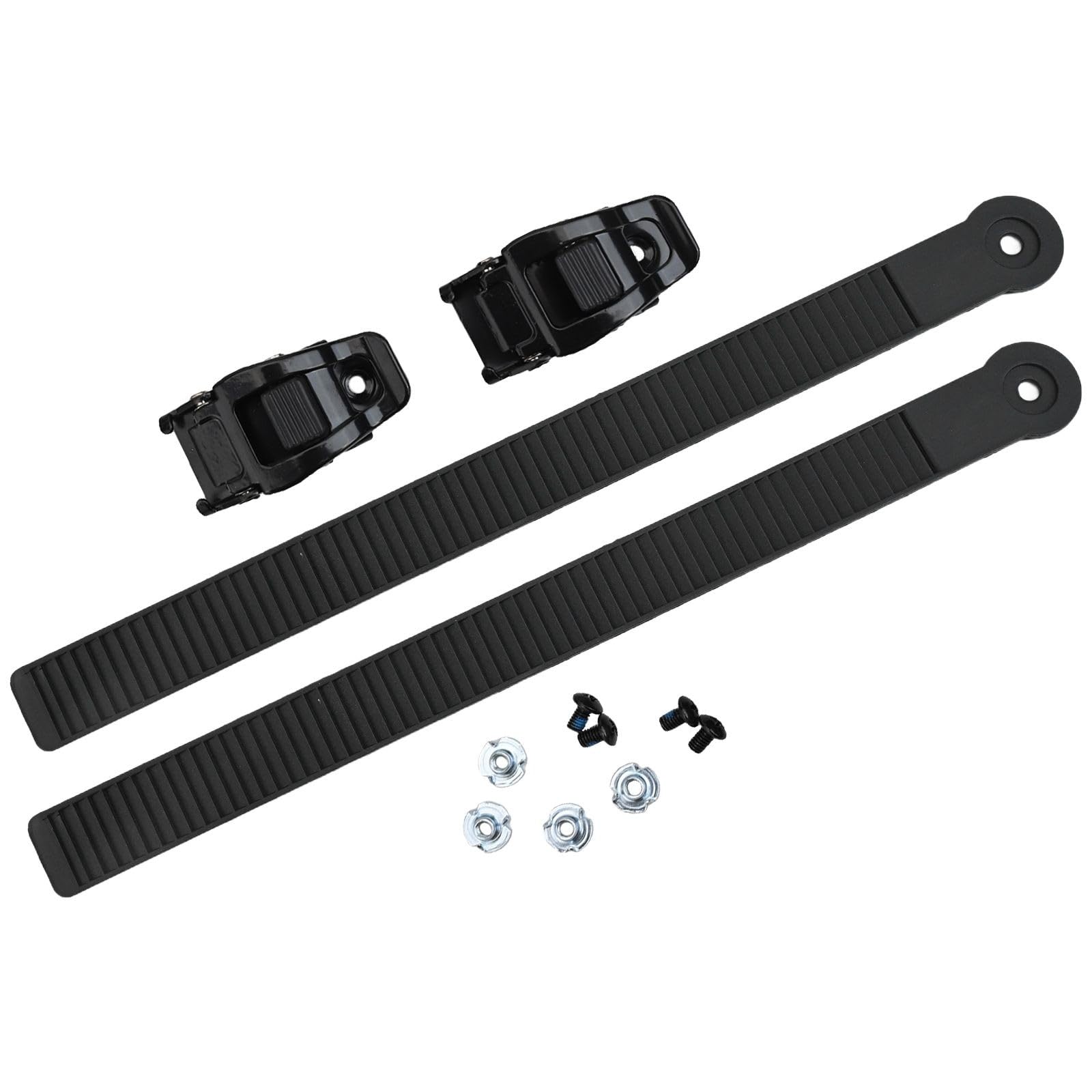 Paire de sangles de fixation pour snowboard et patins à roulettes en nylon 265 x 20 mm/225 x 20 mm/205 x 20 mm