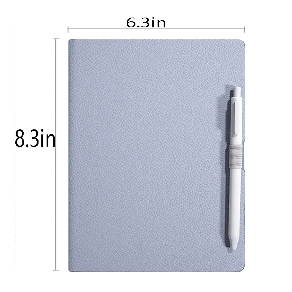Carnets et journaux Notebook/Journal Exquisite Cuir Diary Bound Small Fresh Cute Cahiers 80 Feuilles / 160 Pages pour Bureau Accueil School Business étudiant en Commerce (Color : Blue)