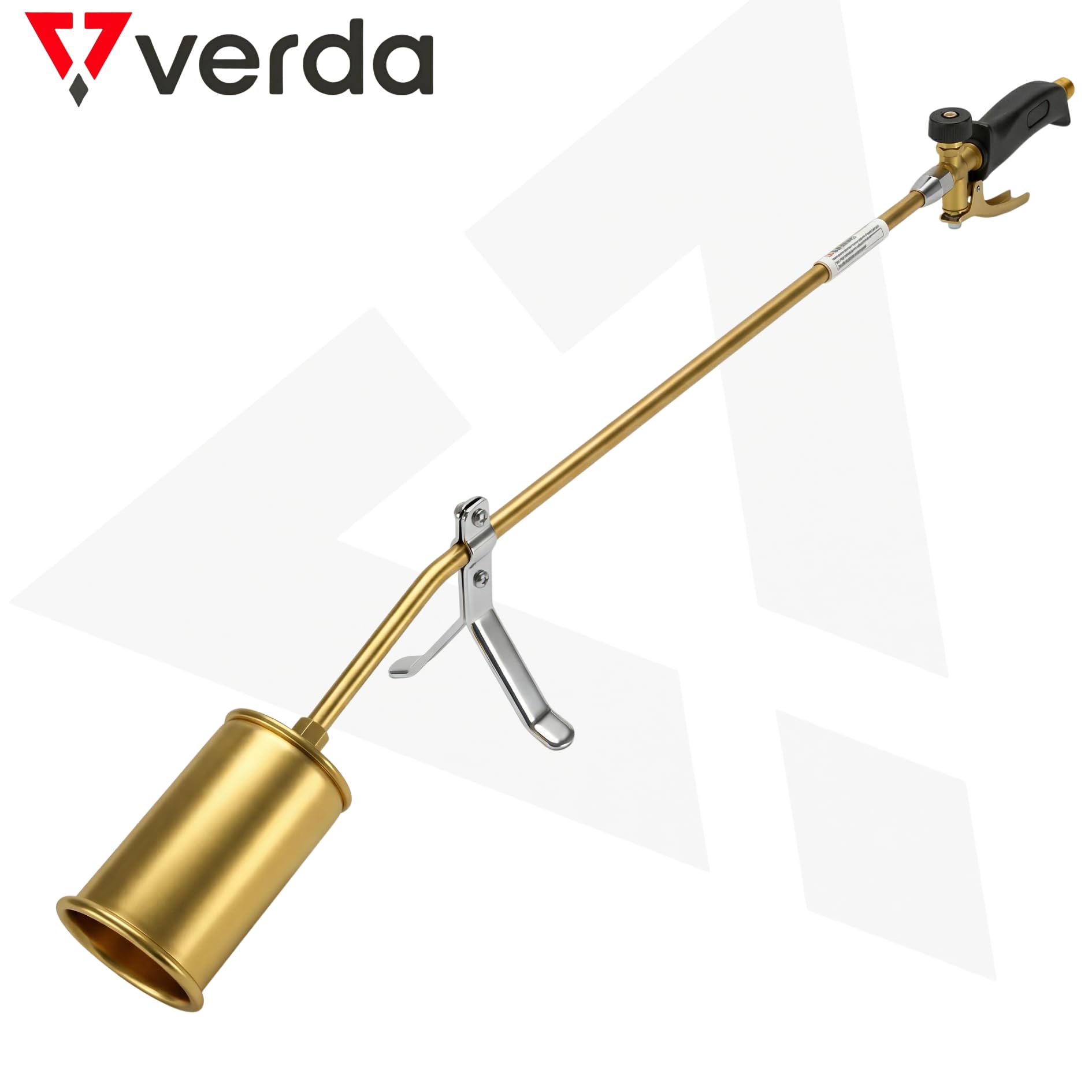 Quemador de Gas de 58 kW, Soporte, Manguera de 5 Metros, Adaptador de Quemador de tejado, destrucción de Malas Hierbas, Encendedor, betún, flameador para Malas Hierbas SN0283