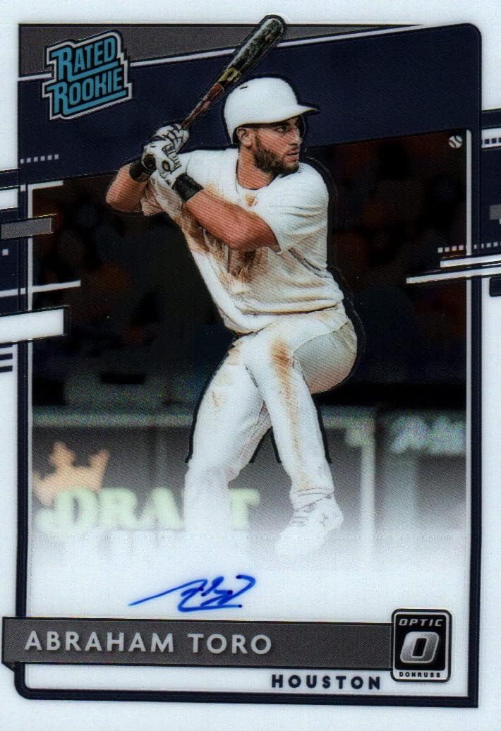 Abraham Toro Autographed Oncard Rated Rookie Collectible Baseball Card - 2020 Donruss Optic Baseball Card #RRS-AT (Astros) Free Shipping